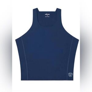 Allbirds blue tank top with built-in sports bra size XXL sustainable active